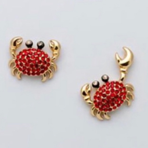 🆕 🦀 Kate Spade ♠️ New York Shore Thing Crab Earrings NWT New! - Picture 9 of 11